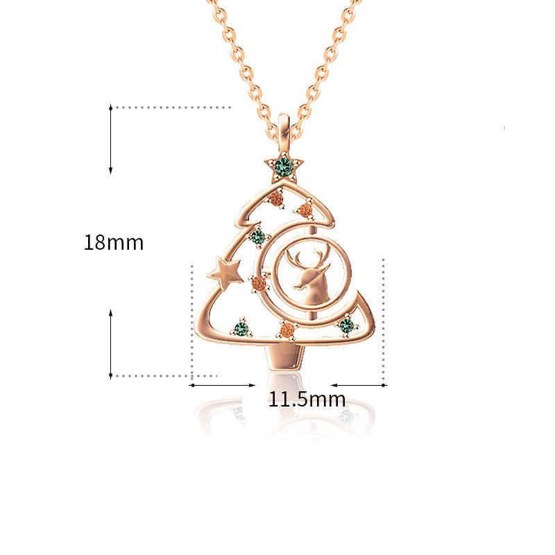 Christmas Tree Necklace