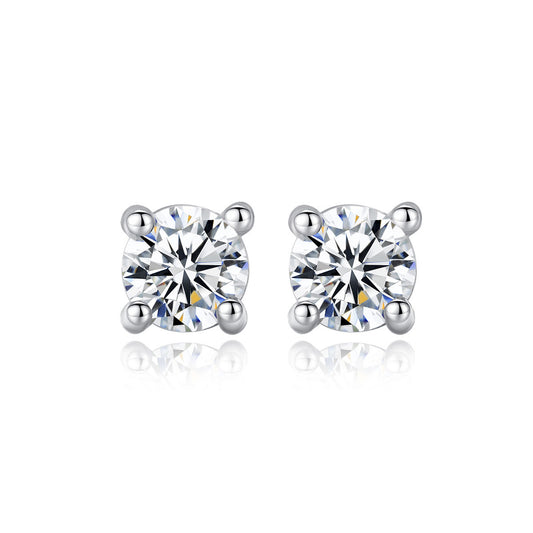 Trendy Solitaire Studs