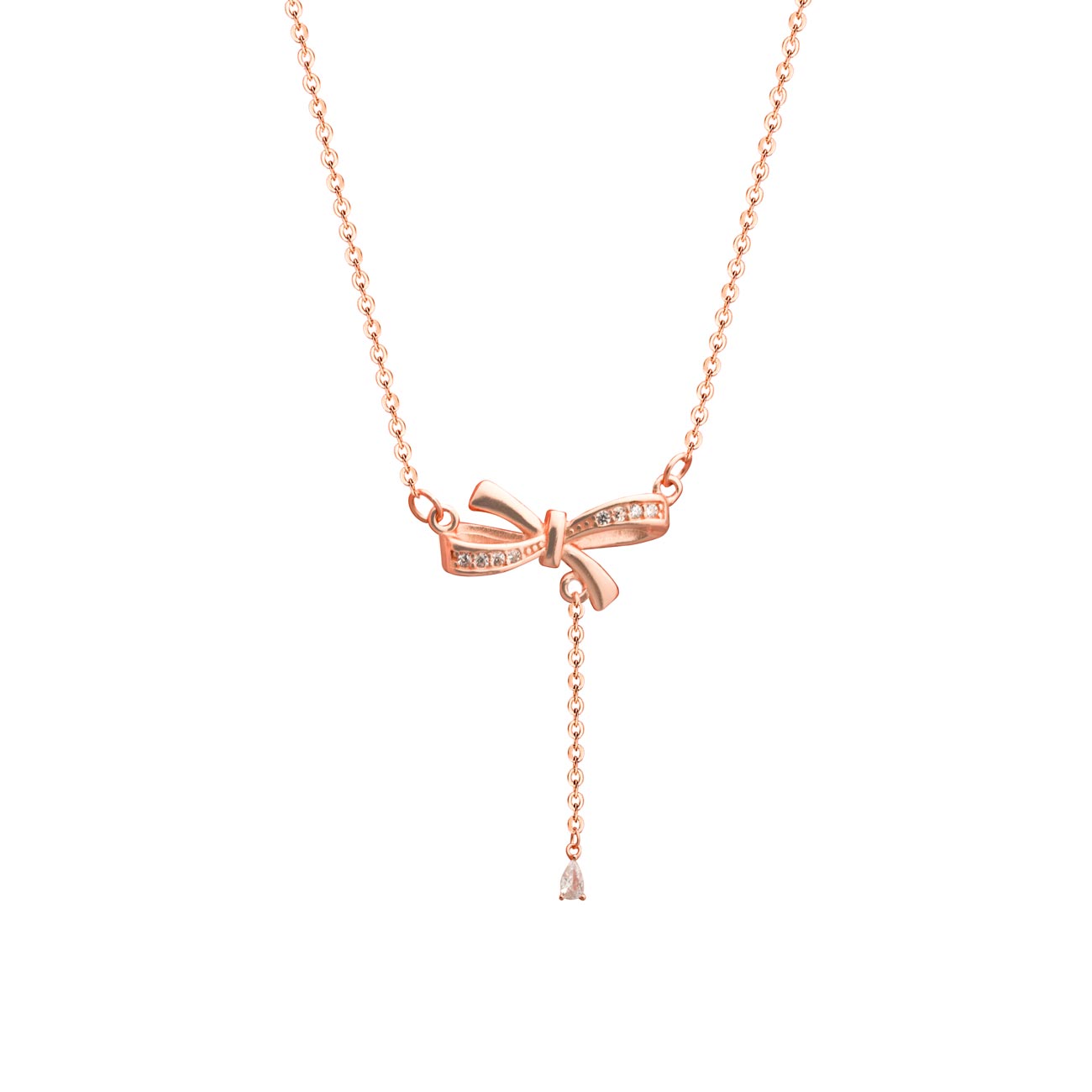 Ribbon Bow Necklace